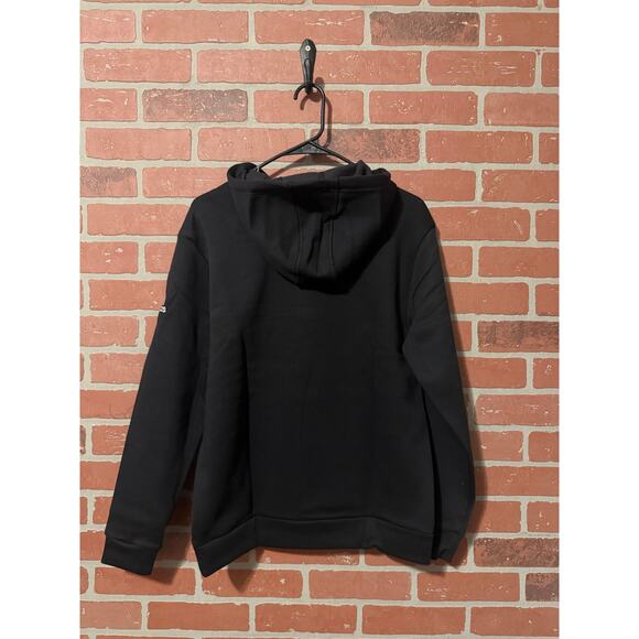Adidas Men's Black Fleece Hooded Sweatshirt - S - Picture 3 of 5